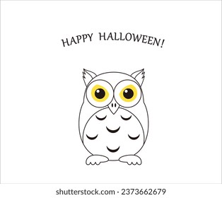 Happy Halloween vector design element 