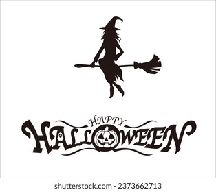 Happy Halloween vector design element 
