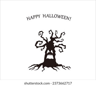 Happy Halloween vector design element 
