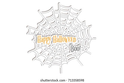 Happy Halloween. Halloween Vector Design with Happy Halloween Lettering. Vector illustration.