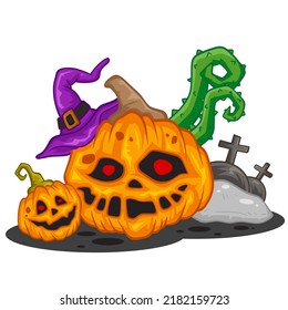 happy halloween It's a vector drawing.