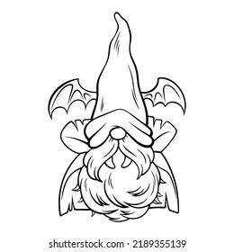 happy halloween It's a vector drawing. line drawing from the vector program