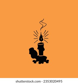 Happy Halloween vector flat icon