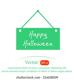 Happy Halloween vector icon