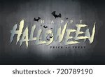 Happy Halloween vector illustration.