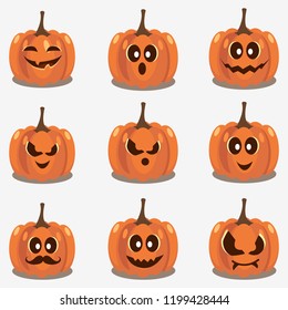 Happy halloween vector illustration.
