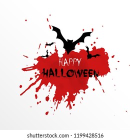 Happy halloween vector illustration.