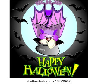 Happy Halloween vector illustration