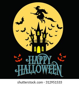 Happy Halloween Vector Illustration