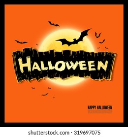 Happy halloween. Vector illustration