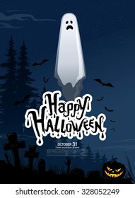 Happy Halloween. Vector illustration