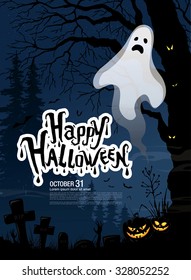 Happy Halloween. Vector illustration