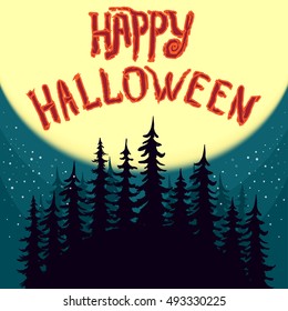 Happy Halloween. Vector illustration