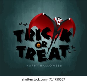 Happy Halloween vector illustration.