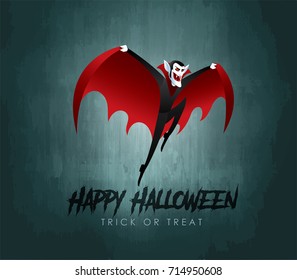 Fröhliche Halloween-Vektorgrafik.