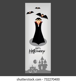 happy halloween vector illustration