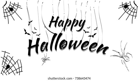 Happy Halloween. Vector Illustration.