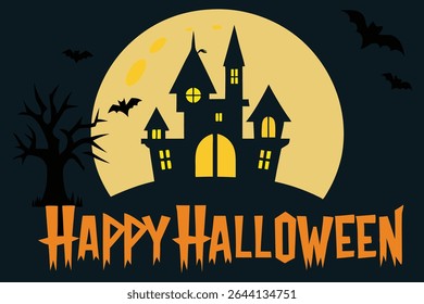Happy Halloween Vektorgrafik-Design