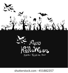 Happy Halloween Vector illustration ghost