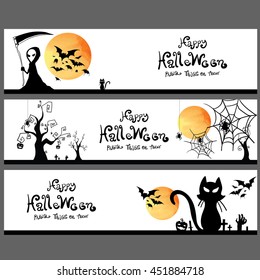 Happy Halloween Vector illustration ghost