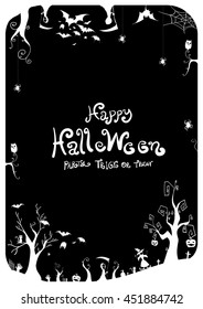 Happy Halloween Vector illustration ghost