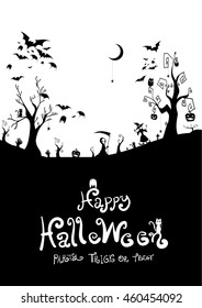 Happy Halloween Vector illustration ghost