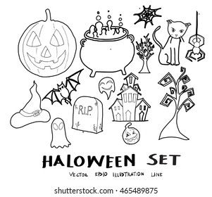 Happy Halloween Vector illustration ghost