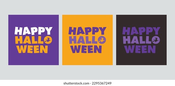 happy halloween vector illustration, suitable for greetings card, poster, flyer, party invitation, vector illustration
