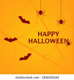 Happy Halloween Vector illustration template