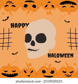 Happy Halloween vector Illustrations. Vector