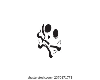 Happy Halloween vector lettering. Holiday lettering for banner. Happy Halloween poster, greeting card, party invitation. Vector illustration.