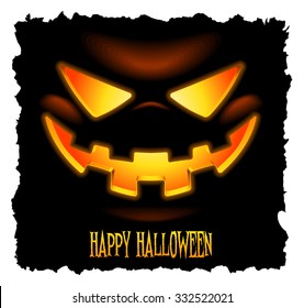 Happy Halloween vector poster
