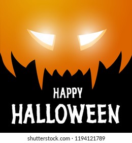 Happy halloween vector poster, background, halloween party festive banner