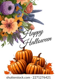 Happy Halloween. Vector stock illustration eps 10.