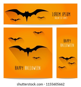 happy halloween vector, halloween theme set for header, web, background, banner and portrait banner etc