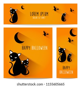 happy halloween vector, halloween theme set for header, web, background, banner and portrait banner etc