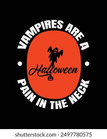 Happy Halloween Vector T-Shirt Design, Template