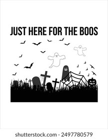 Happy Halloween Vector T-Shirt Design, Template