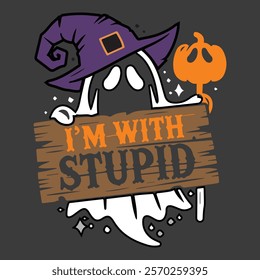 Happy Halloween Vector t-shirt design. Print ready Halloween t-shirt design for men and women.
