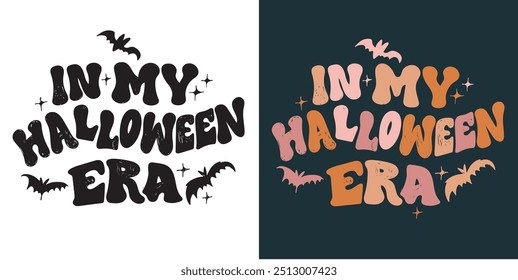 Feliz Halloween. Linda cita de letras de doodle dibujadas a mano. Letras para el diseño de la camiseta, impresión de la taza, impresión del bolso, moda de la ropa. Imagen de Vector 100% dibujado a mano.