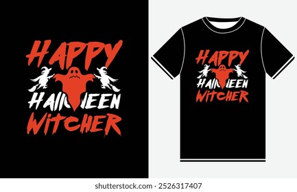 Happy Halloween Witcher - Halloween t Shirt design