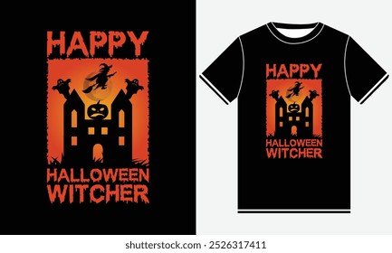 Happy Halloween Witcher - Halloween t Shirt design