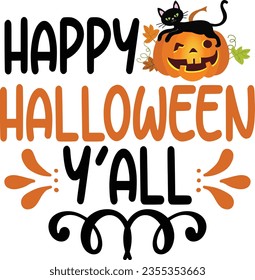 Happy Halloween y'all - Halloween design