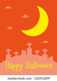 Happy Halloween,Vector cartoon business