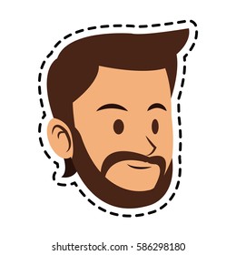 happy handsome young man icon image 