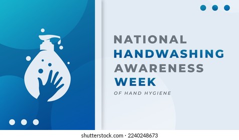 Happy Handwashing Awareness Week Celebration Vector Design Illustration for Background, Poster, Banner, Advertising, Greeting Card