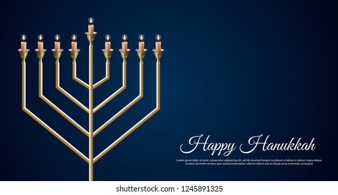 Happy Hanukkah Background