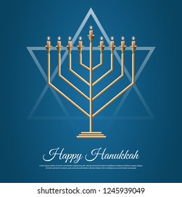 Happy Hanukkah Background