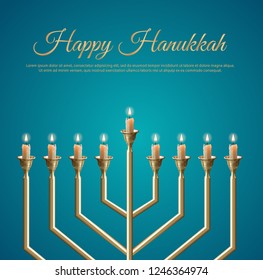 Happy Hanukkah Background