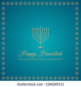 Happy Hanukkah Background